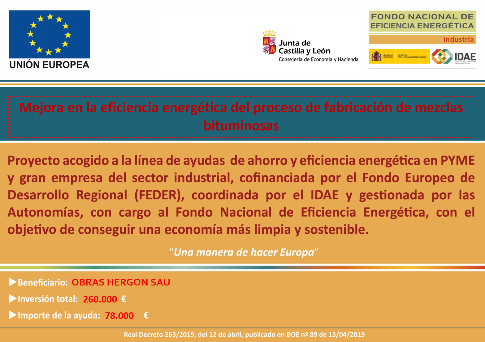 mejora eficiencia energética